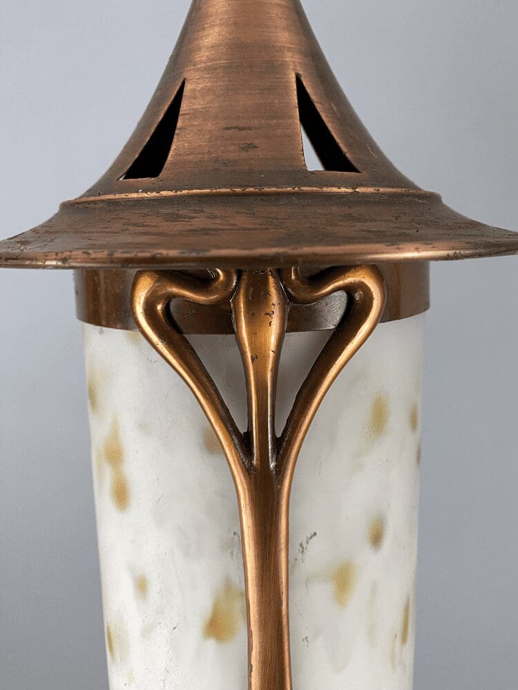 Copper Art Nouveau Style Lantern (22493)