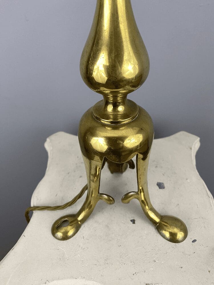 Brass art on sale lamp