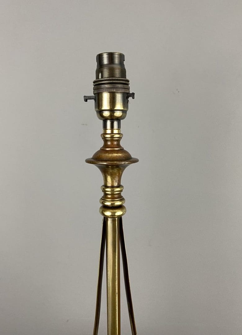 Brass Art Nouveau Table Lamp (22441)