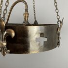 Gothic Revival Copper Ring Chandelier (32144)