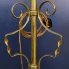 Antique Brass Floor Lamp - height adjustable (91019)