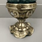 Pair - Silver Plated Art Nouveau Ceiling Mounted Lights (32147)