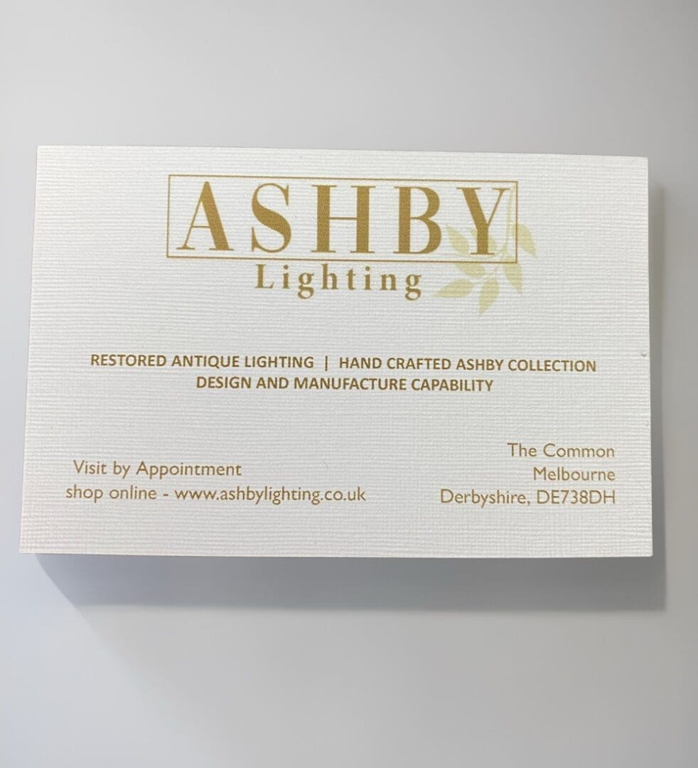 Introducing Ashby Lighting