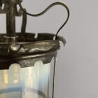 Small Art Nouveau Lantern with Vaseline Glass (32151)
