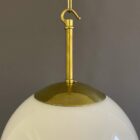 'Erik' 10 Inch Art Deco Opaline Globe Lights