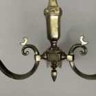 Nickel Plated Chandelier with Frosted Glass Shades (22371)