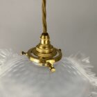 French Vaseline Glass Coolie Light (23062)