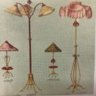 Large WAS Benson Lily Pad Lamp (22520)