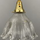 Small Antique Holophane Pendant Light (32159)