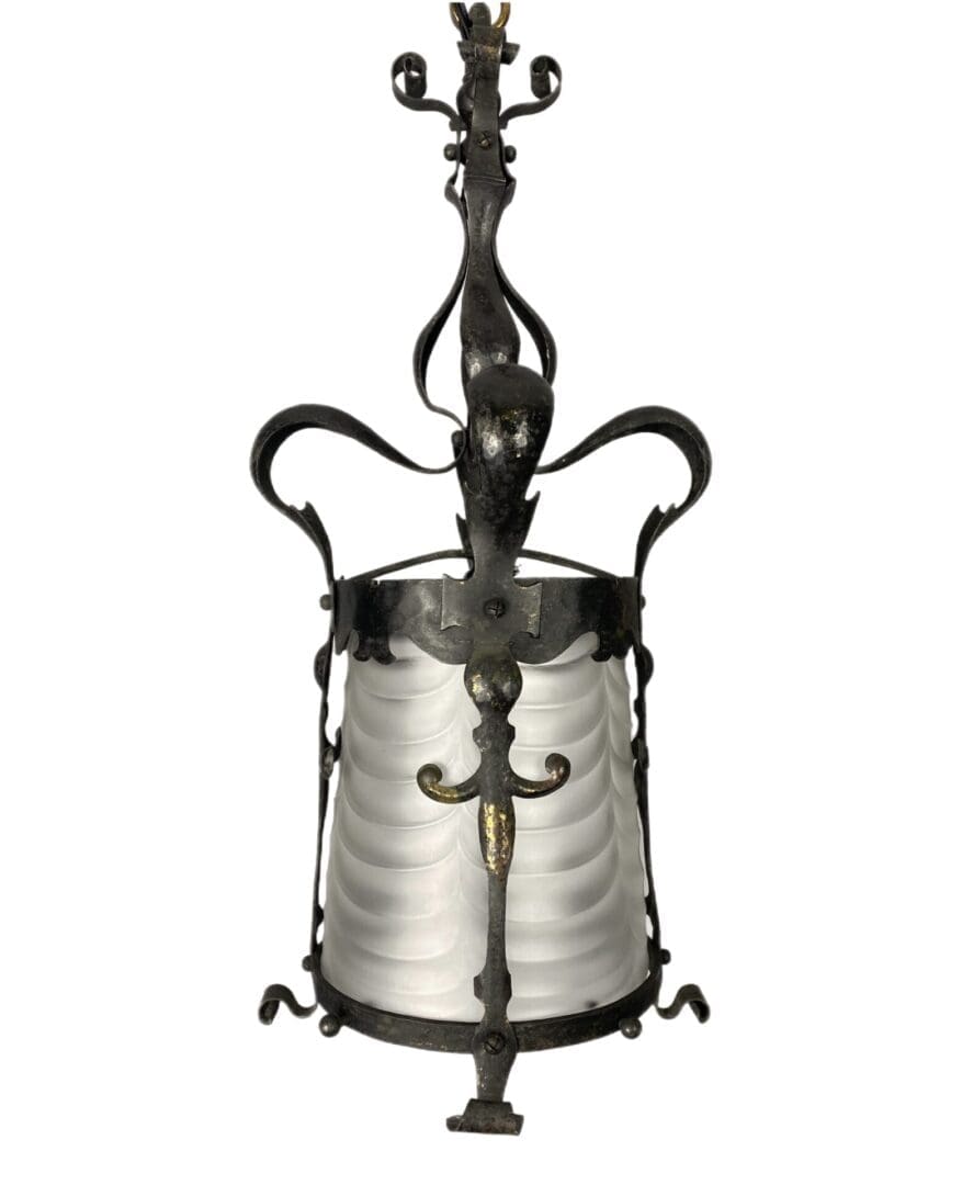 Arts and Crafts Lantern with Powell Glass (23131)