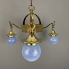 Brass Arts and Crafts Chandelier (21267)