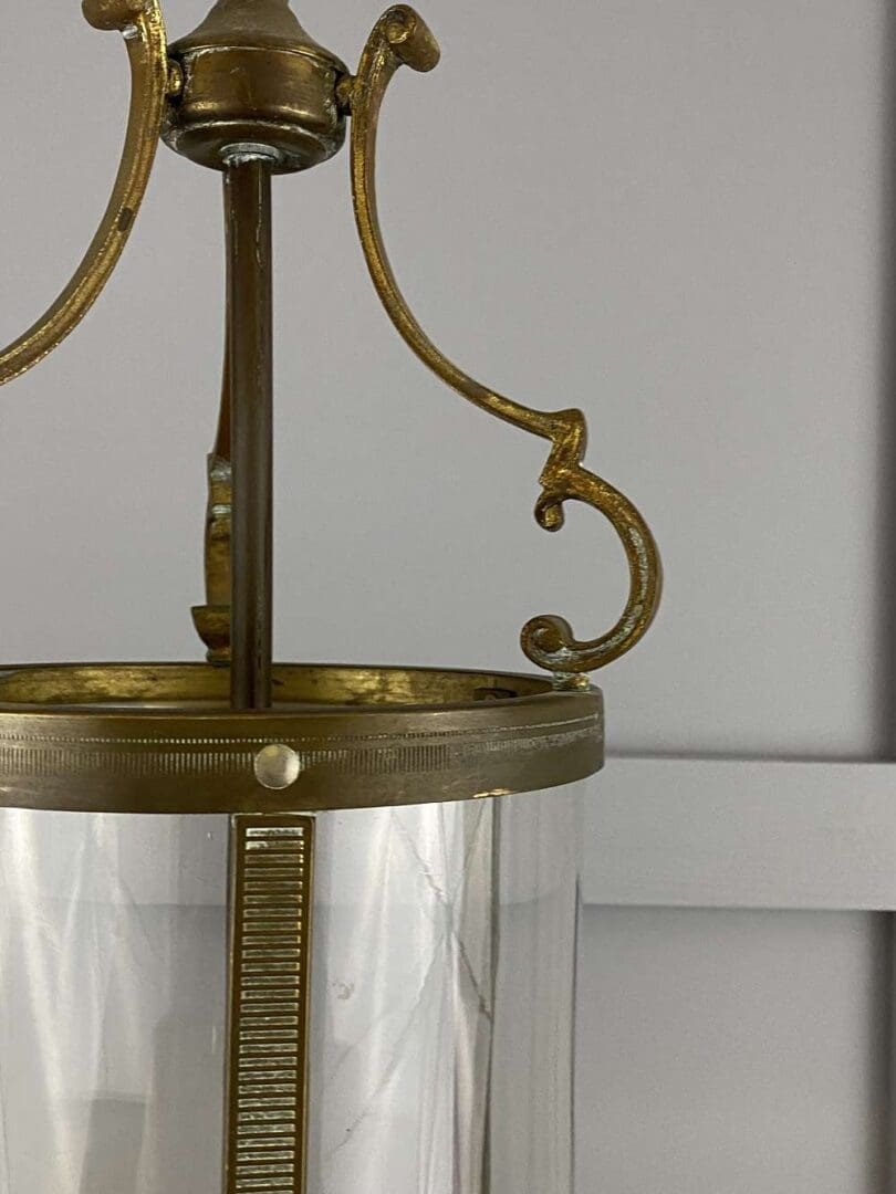 Bronzed Lantern with Clear Glass Insert (91035)