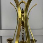Heavy Brass Ceiling Candelabra (41006)