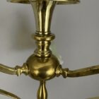 Art Nouveau Flush Fitting Three Arm Chandelier (32171)
