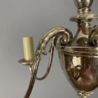 Antique Chrome Plated Five Arm Chandelier (91043)