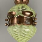 'The Ashby Crown' Opalescent Art Nouveau Style Pendant Light (32166)