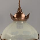 'The Ashby Crown' Opalescent Art Nouveau Style Pendant Light (32166)