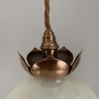 'The Ashby Crown' Opalescent Art Nouveau Style Pendant Light (32166)