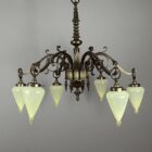Extra Large Six Arm Gothic Chandelier (23022)