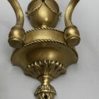 Solid Brass Regency Style Double Armed Wall Lights (41044)