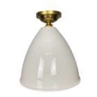 white porcelain ceiling light