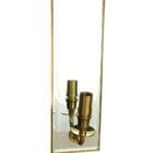 mirrored wall sconce