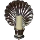 Nickel Plated Shell Wall Light