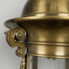 Large Traditional Style Brass Wall Lantern