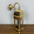Wall Mounted Polished Brass Wall Lantern