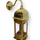 Wall Mounted Polished Brass Wall Lantern