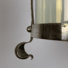 Nickel Plated Arts and Crafts Lantern