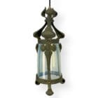 Arts and Crafts Lantern with Opalescent Glass