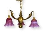 Small French Art Nouveau Chandelier