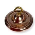 copper hooked ceiling rose