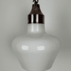 Mid Century Opaline Glass Pendant Lights
