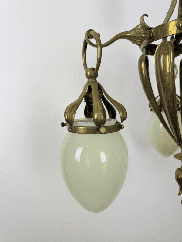 Art Nouveau Chandelier by Best and Lloyd