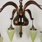Copper Arts and Crafts Chandelier
