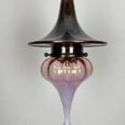 Pink Teardrop Witch's Hat Pendant Light
