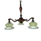 Art Nouveau Chandelier - Three Arm