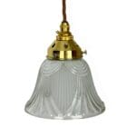 Vintage Frosted Glass Pendant Light