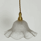 Vintage Crackle Coolie Pendant Light