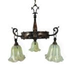 Small Art Nouveau Ring Chandelier