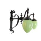 Large Pair of Wrought Iron Wall Brackets