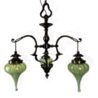 Art Nouveau Three Arm Chandelier