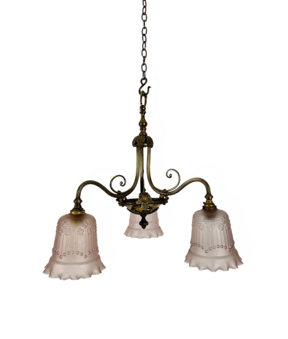 0630A Small Art Nouveau Chandelier