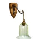 Ashby Shield Wall Light - Oak Pattress