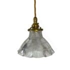 Small Holophane Pendant Light