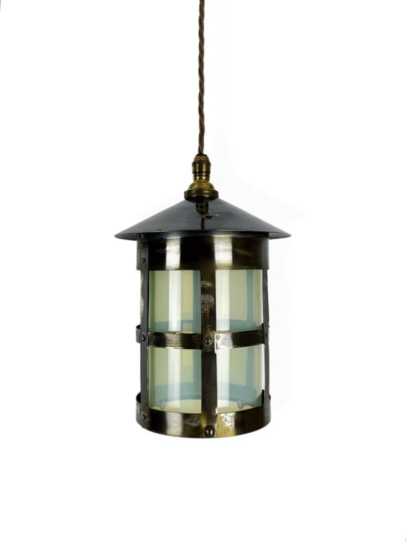 6867A Small Arts and Crafts Copper Lantern
