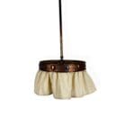 Arts and Crafts Ring Chandelier with Calico Skirt